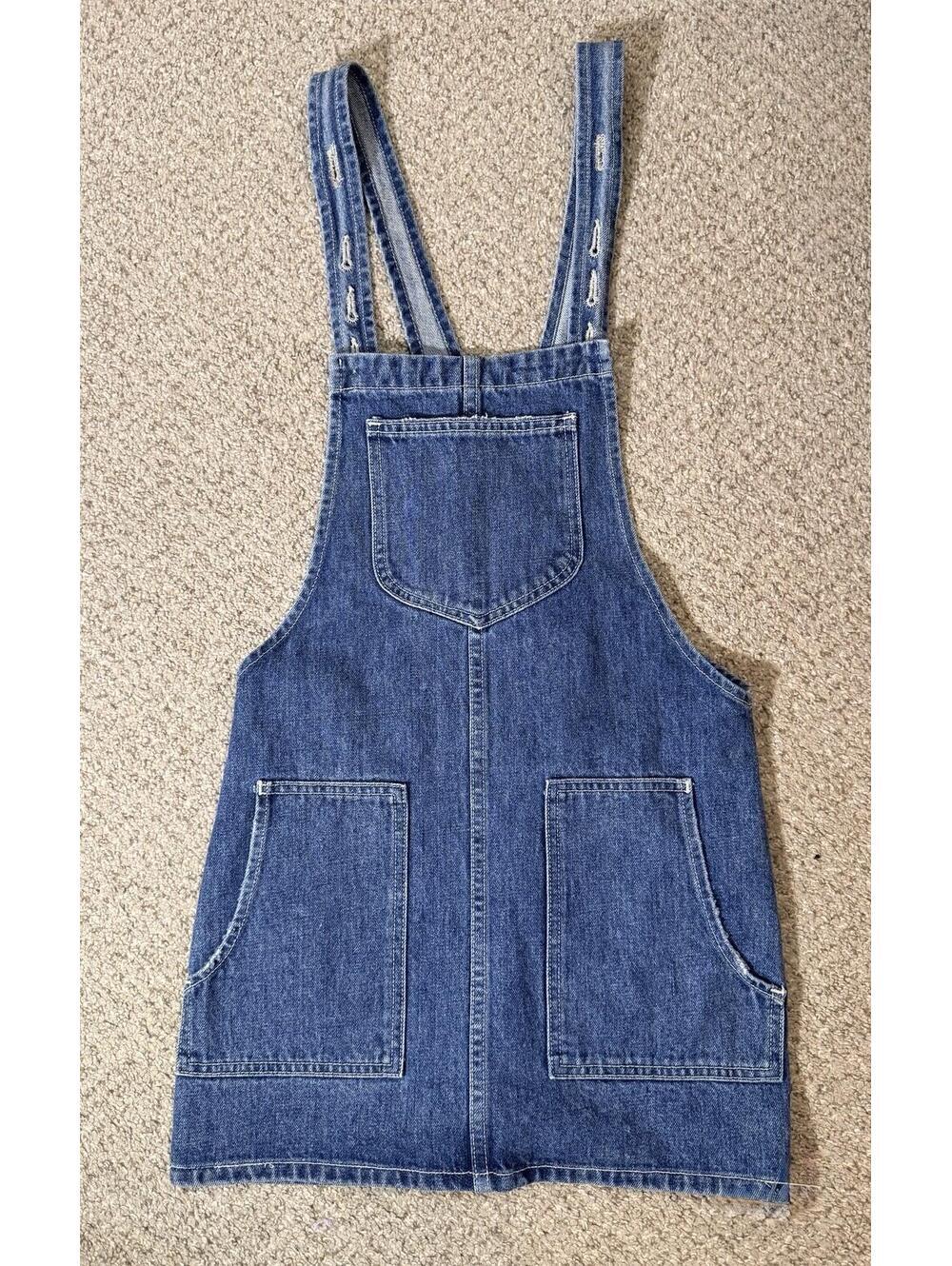 Tularosa Blue Denim Jumper "Sophia" Overall Dress Size Small - Picture 7 of 12